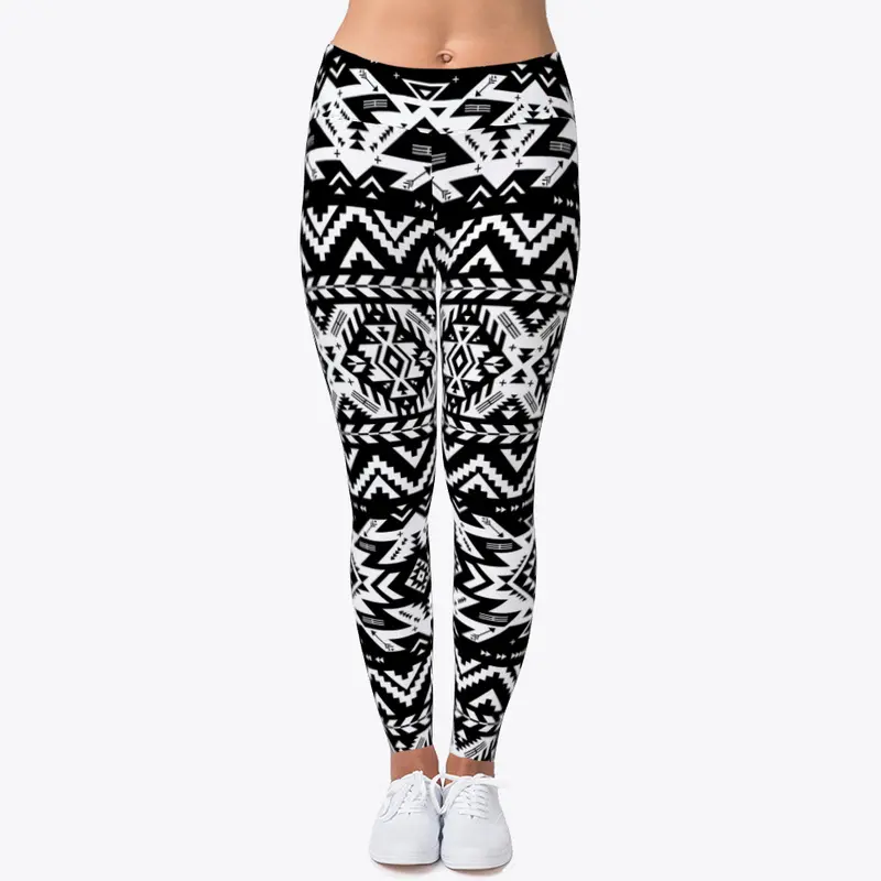 Tribal indians native aztec leggings