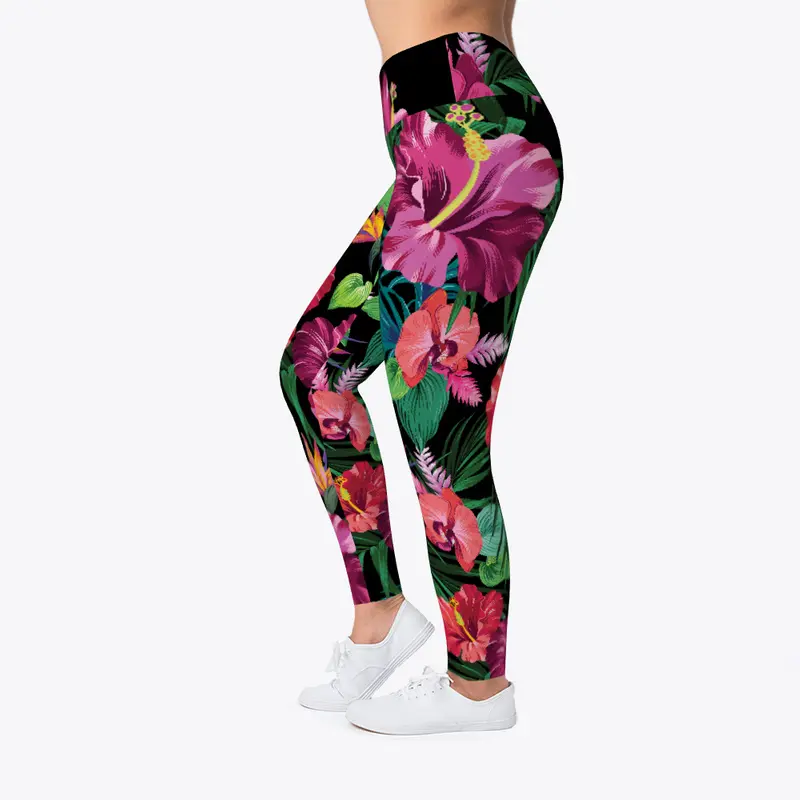 Leggings hibiscus Hawaii Flowers